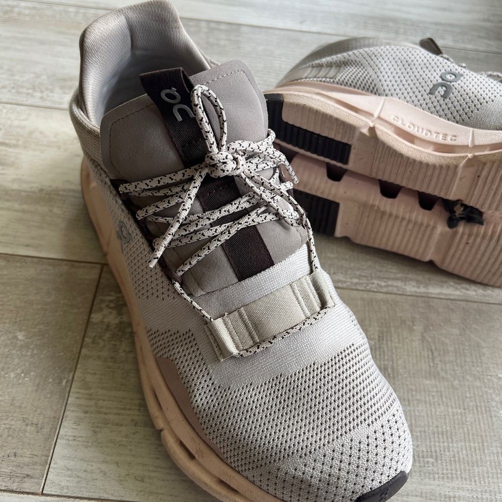 Oncloud Cloudnova Cloudtec Sneakers / Tan + Beige… - image 3